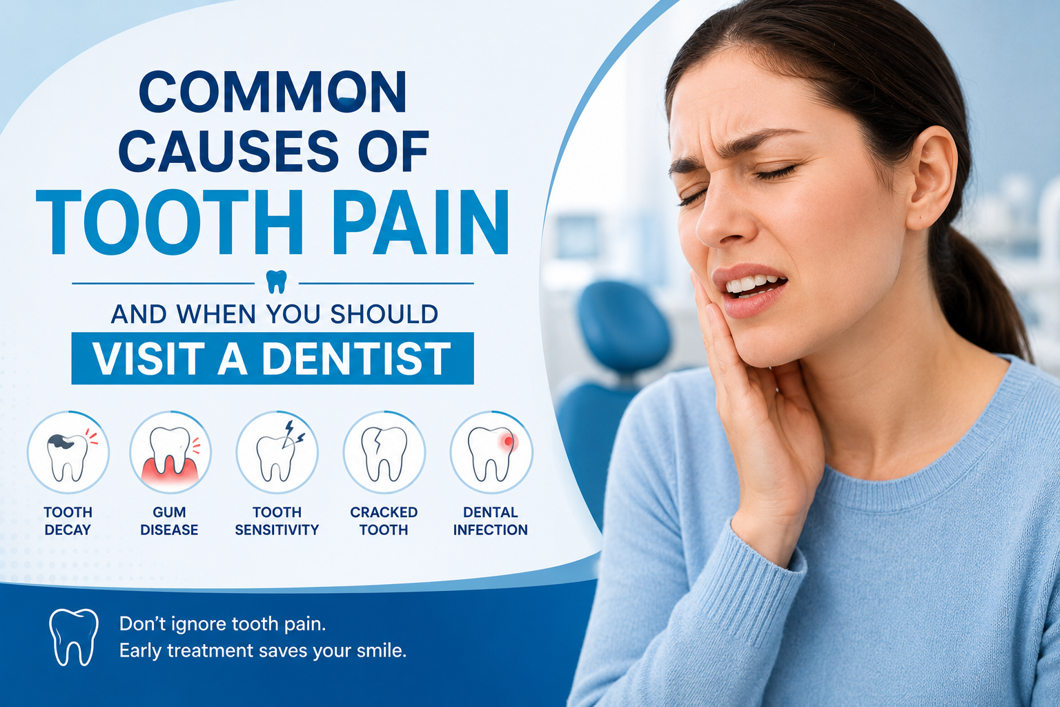 Common Causes of Tooth Pain and When You Should Visit a Dentist
